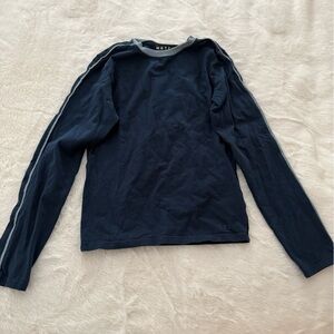 Motel Rocks Blue Long Sleeve Top